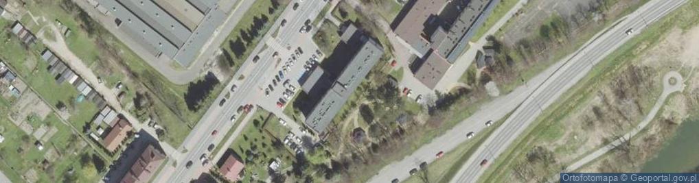Zdjęcie satelitarne Powiatowy Urząd Pracy w Gorlicach