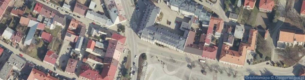 Zdjęcie satelitarne Powiatowy Urząd Pracy w Jaśle