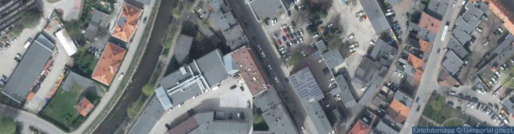 Zdjęcie satelitarne Powiatowy Urząd Pracy w Kamiennej Górze