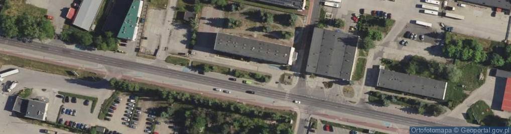 Zdjęcie satelitarne Powiatowy Urząd Pracy w Koninie