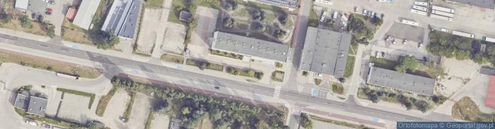 Zdjęcie satelitarne Powiatowy Urząd Pracy w Koninie