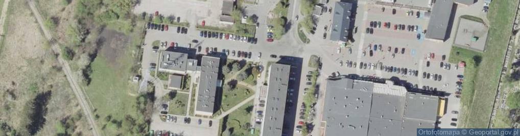 Zdjęcie satelitarne Powiatowy Urząd Pracy w Łęcznej
