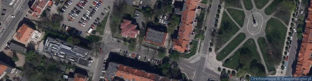 Zdjęcie satelitarne Powiatowy Urząd Pracy w Legnicy