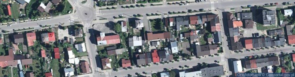 Zdjęcie satelitarne Powiatowy Urząd Pracy w Lubartowie Oddział w Kocku
