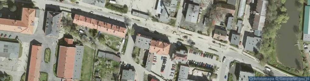 Zdjęcie satelitarne Powiatowy Urząd Pracy w Miliczu