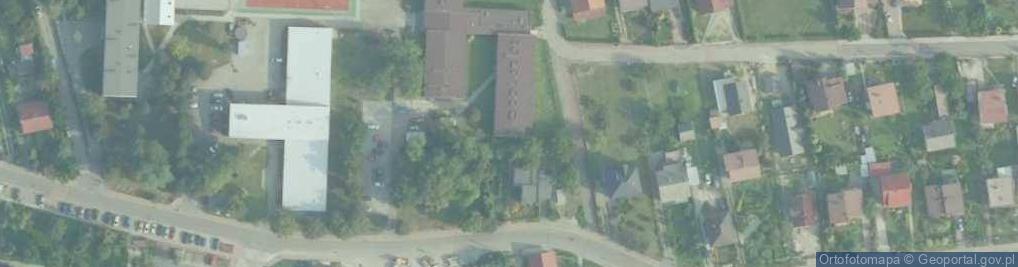 Zdjęcie satelitarne Powiatowy Urząd Pracy w Myślenicach Filia- ZCAZ w Dobczycach