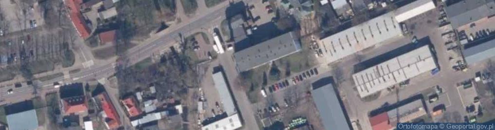 Zdjęcie satelitarne Powiatowy Urząd Pracy w Myśliborzu Filia w Dębnie