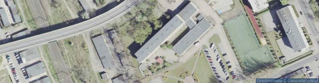 Zdjęcie satelitarne Powiatowy Urząd Pracy w Nowej Soli