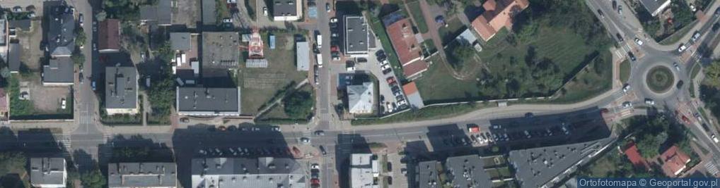 Zdjęcie satelitarne Powiatowy Urząd Pracy w Nowym Dworze Mazowieckim