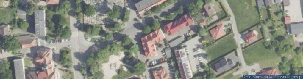 Zdjęcie satelitarne Powiatowy Urząd Pracy w Oleśnie