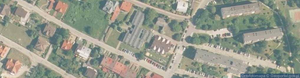 Zdjęcie satelitarne Powiatowy Urząd Pracy w Olkuszu