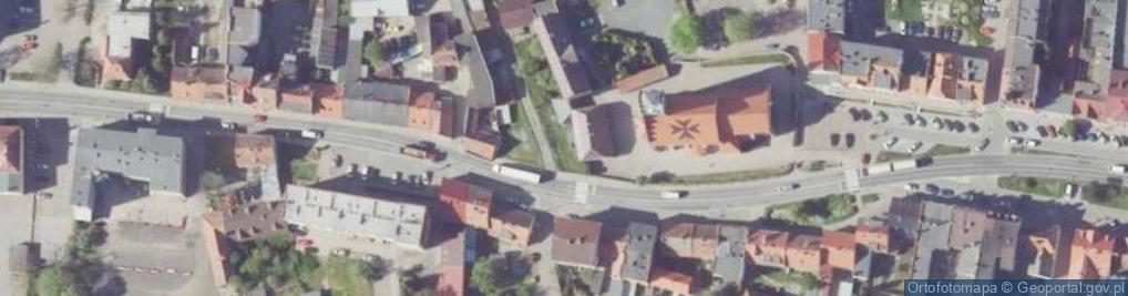 Zdjęcie satelitarne Powiatowy Urząd Pracy w Opolu Filia w Niemodlinie