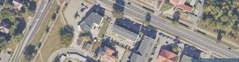 Zdjęcie satelitarne Powiatowy Urząd Pracy w Ostrołęce