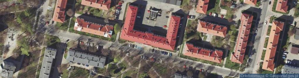Zdjęcie satelitarne Powiatowy Urząd Pracy w Oświęcimiu