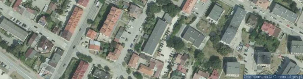 Zdjęcie satelitarne Powiatowy Urząd Pracy w Pińczowie