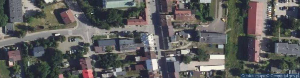 Zdjęcie satelitarne Powiatowy Urząd Pracy w Płocku Filia w Wyszogrodzie