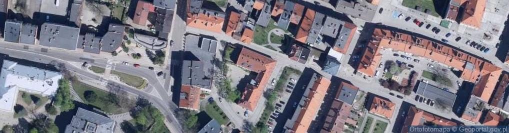 Zdjęcie satelitarne Powiatowy Urząd Pracy w Prudniku