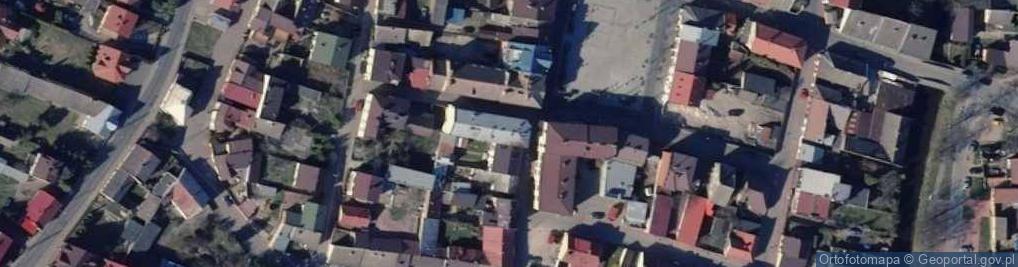 Zdjęcie satelitarne Powiatowy Urząd Pracy w Radomiu Filia w Iłży