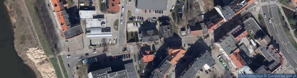 Zdjęcie satelitarne Powiatowy Urząd Pracy w Słubicach