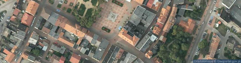 Zdjęcie satelitarne Powiatowy Urząd Pracy w Tucholi