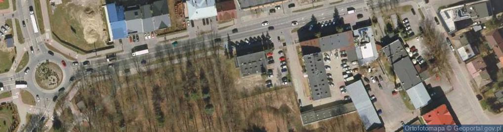 Zdjęcie satelitarne Powiatowy Urząd Pracy w Wyszkowie