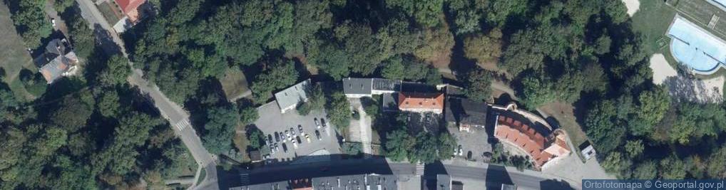 Zdjęcie satelitarne Powiatowy Urząd Pracy w Żaganiu Filia w Szprotawie