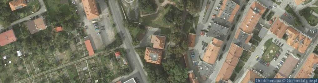Zdjęcie satelitarne Powiatowy Urząd Pracy w Złotoryi