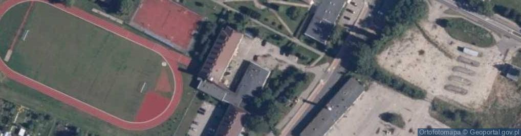 Zdjęcie satelitarne Powiatowy Urząd Pracy w Żurominie