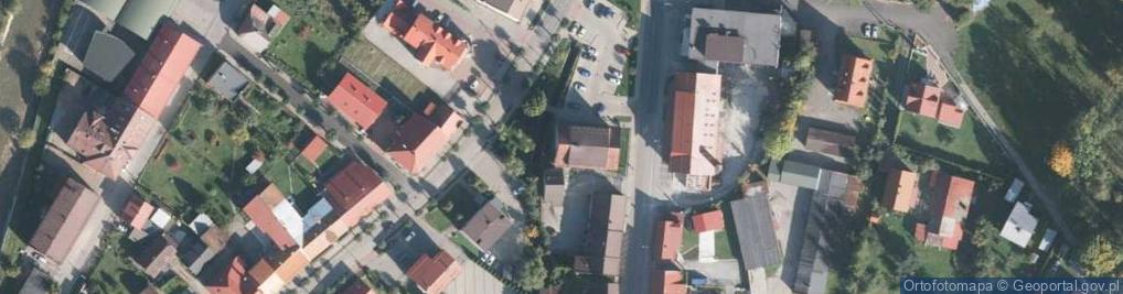 Zdjęcie satelitarne Powiatowy Urząd Pracy w Żywcu Lokalny Punkt Informacyjno-Konsultacyjny w Rajczy