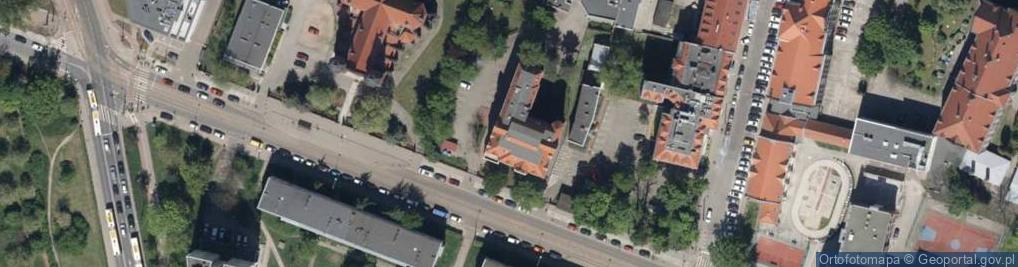 Zdjęcie satelitarne Powiatowy Urząd Pracy we Wrocławiu