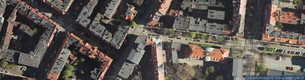 Zdjęcie satelitarne Wojewódzki Urząd Pracy w Katowicach