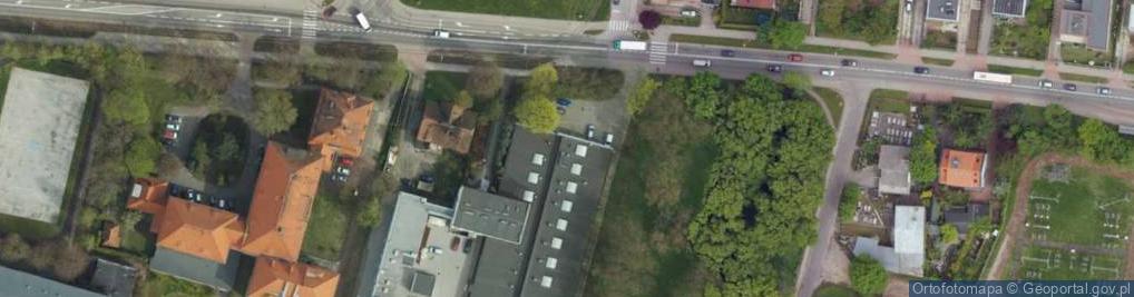 Zdjęcie satelitarne Wojewódzki Urząd Pracy w Olszytnie Stanowisko Zamiejscowe w Elblągu