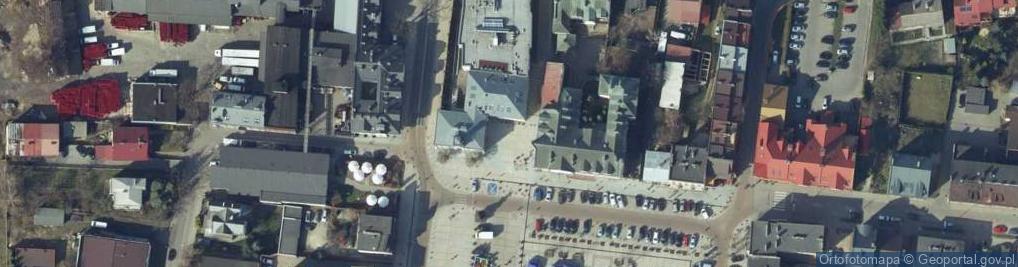 Zdjęcie satelitarne Wojewódzki Urząd Pracy w Warszawie Filia w Ciechanowie