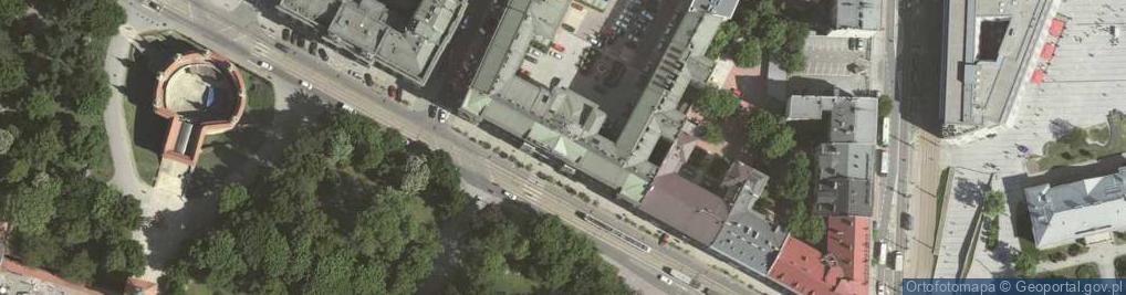 Zdjęcie satelitarne Małopolski UW