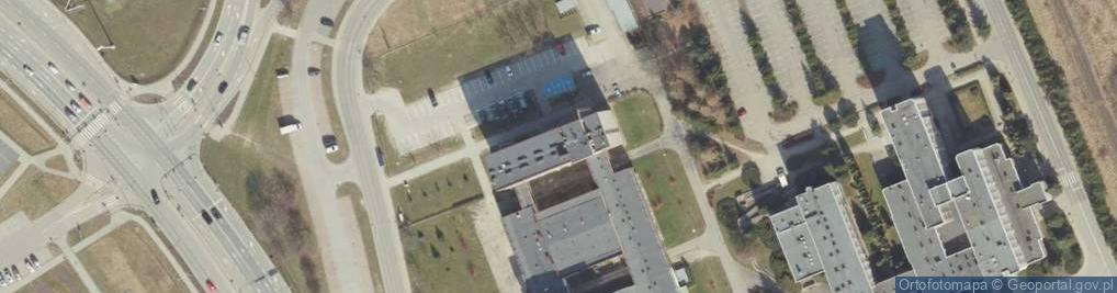 Zdjęcie satelitarne Podkarpacki Urząd Wojewódzki w Rzeszowie Delegatura w Krośnie