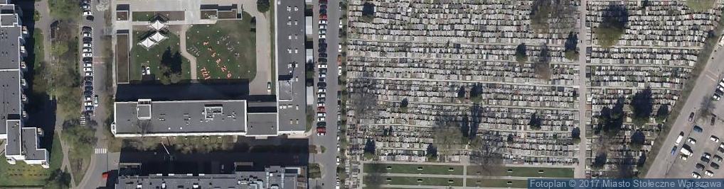 Zdjęcie satelitarne Delta City - przesyłki kurierskie Warszawa