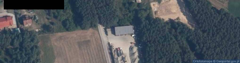 Zdjęcie satelitarne P P H i U Iskro Bud Fafińscy
