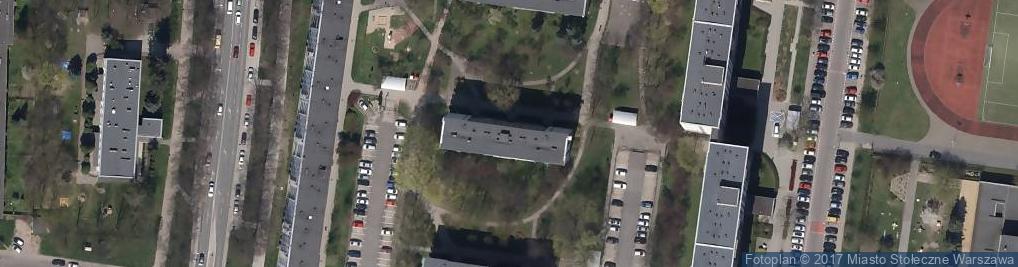Zdjęcie satelitarne Biuro detektywistyczne - Krzysztof Majewski, Warszawa.