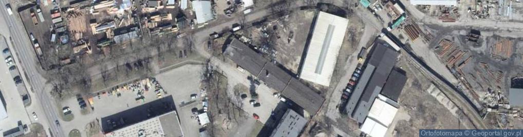 Zdjęcie satelitarne MAT-BUD Tartak i Skład Drzewny