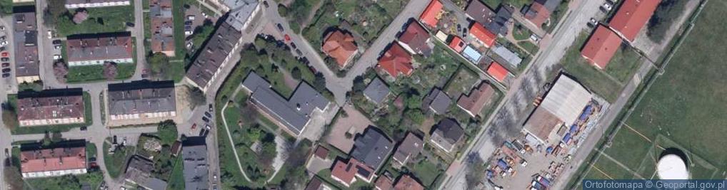 Zdjęcie satelitarne "Pod Platanem" centrum medycyny estetycznej i stomatol