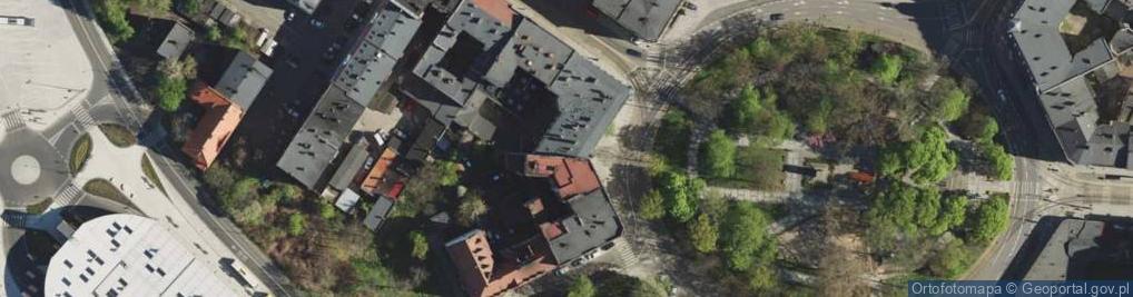 Zdjęcie satelitarne Studio Informatyki Śledczej i Odzyskiwania Danych Katowice