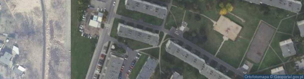 Zdjęcie satelitarne Usługi administracyjno-biurowe Ewelina Hermann