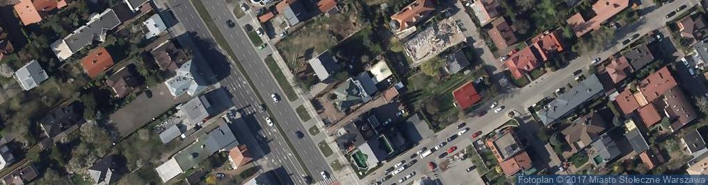 Zdjęcie satelitarne Villa Wilanów