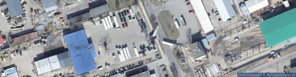 Zdjęcie satelitarne Volvo Trucks Szczecin