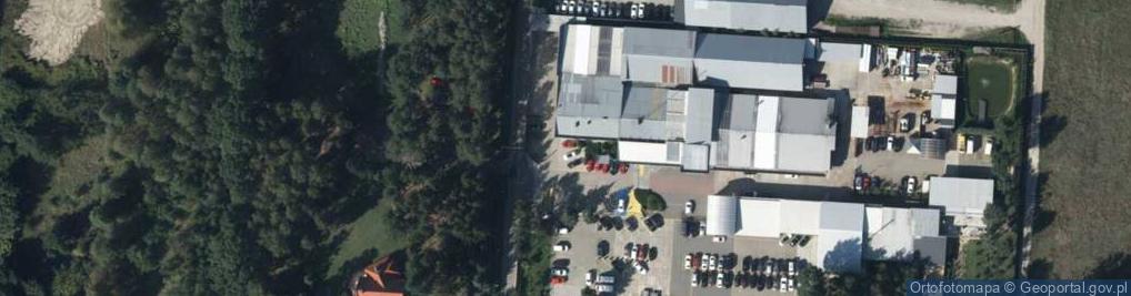 Zdjęcie satelitarne Centrum Napraw Powypadkowych Tadeusz Szuba