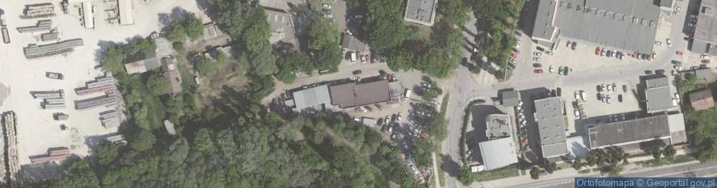 Zdjęcie satelitarne Centrum Samochodów Francuskich Sp.C - S. Hałuda, D. Hałuda