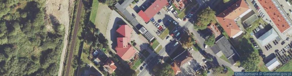 Zdjęcie satelitarne centrum elektroniki samochodowej i chip tuningu