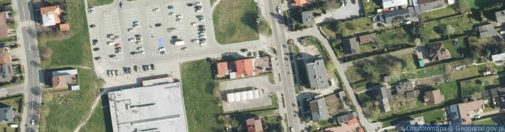 Zdjęcie satelitarne Mechanika Pojazdowa - Kuśmirek Józef