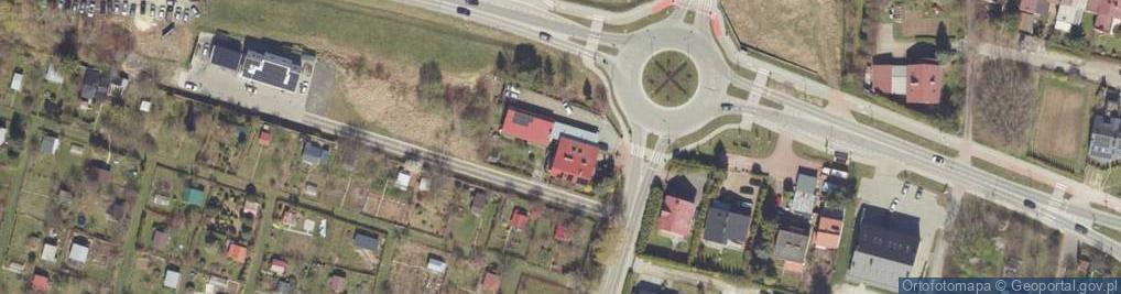 Zdjęcie satelitarne Mechanika pojazdowa Paker