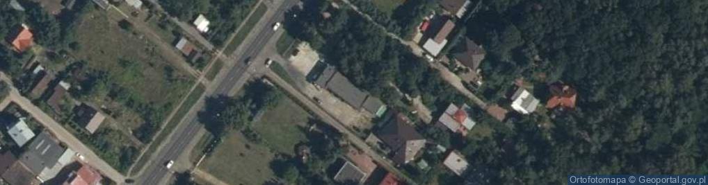Zdjęcie satelitarne Tłumiki. AUTOHAUST Wojciech Kwaśniewski